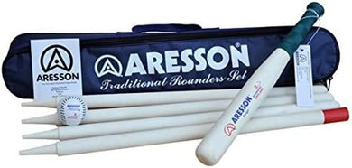 Aresson Traditional Rounders Set - Black/Navy, Adult UK