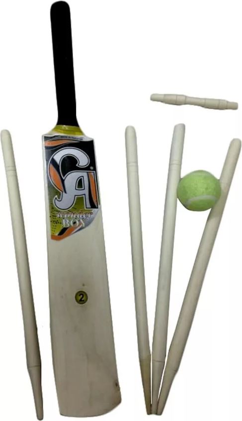 CA Kids Garden Outdoor Essential Starter Cricket Set Bat Ball Stumps