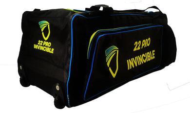 22 Pro Invincible Cricket Sports Wheel Holdall Kitbag