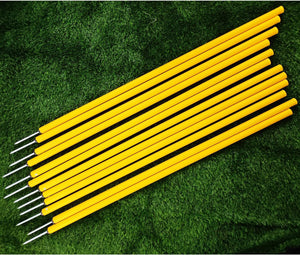 Slalom Poles - Football Training Poles 100 CM High, Agility Training Poles