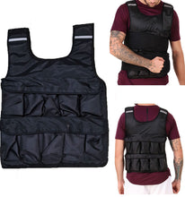 Load image into Gallery viewer, 10kg Weighted Vest Fully Adjustable Crossfit Strength Training Weigh Loss Vest